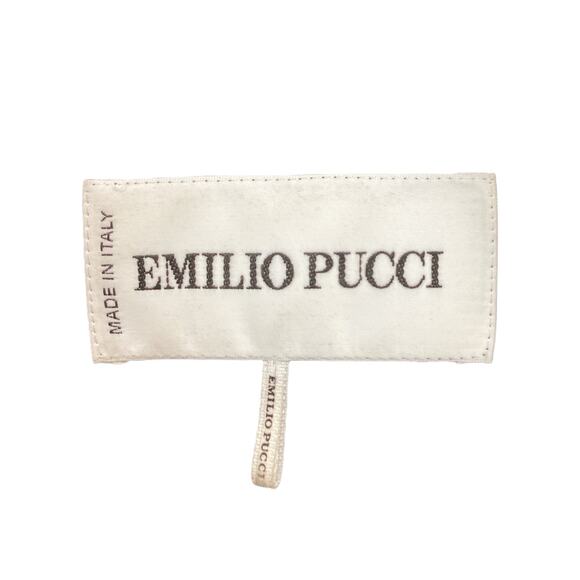 Vintage Emilio Pucci Dress Women’s Size 10 Wool Lambskin Leather Waistline Black - Picture 5 of 5